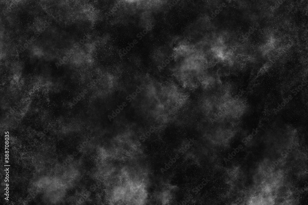 gray dust overlay particle abstract grunge texture and texture effect isolated on black.
