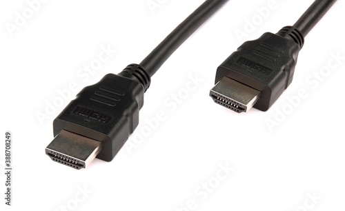 HDMI Cable isolated on white background.