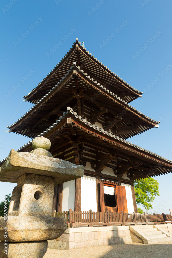 法起寺の三重塔 法起寺の三重塔