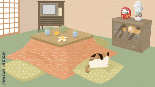 昭和の日本の部屋