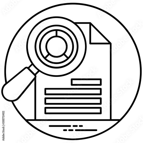 A sheet with statistical analysis representing market analysis