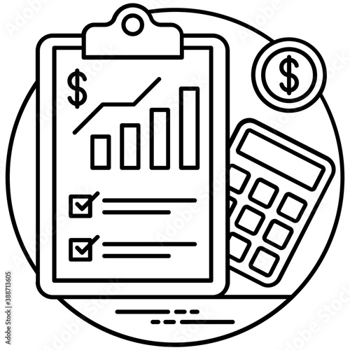 A sheet with statistical analysis representing market analysis