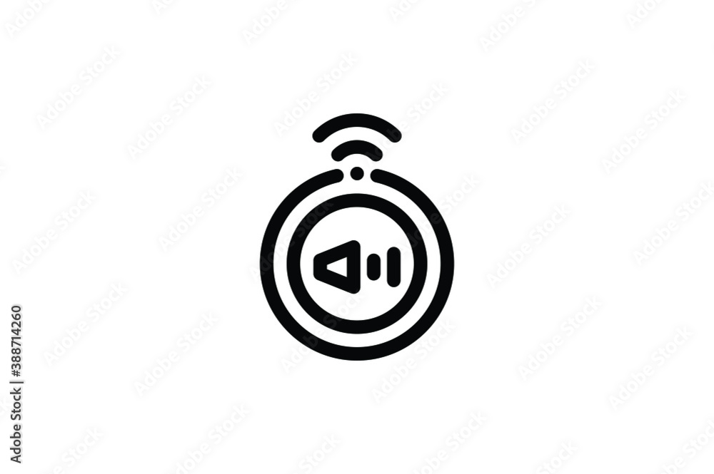 Smart Home Icon - Alarm Portable Smart Home Icon - Alarm Portable