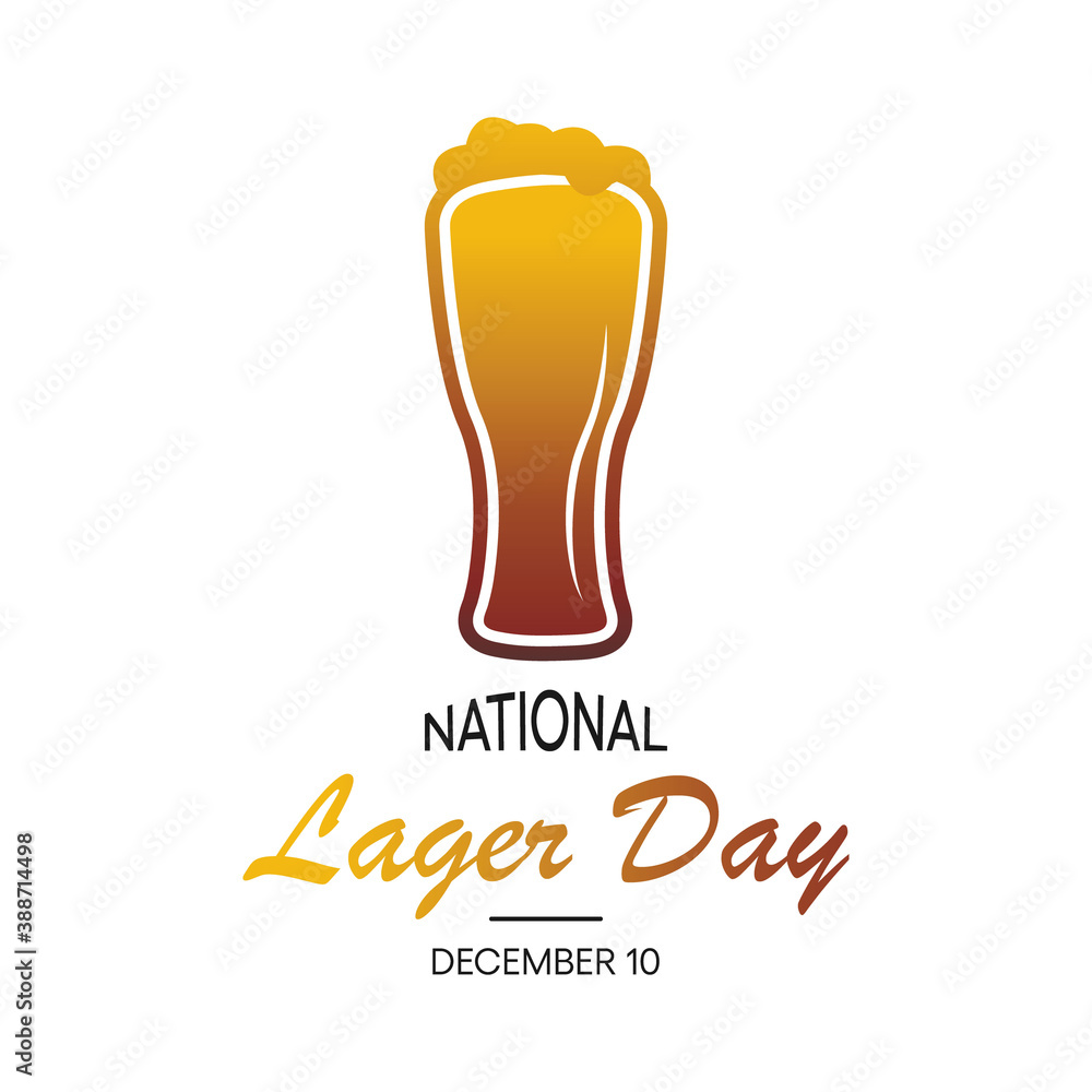 Vector illustration on the theme of National Lager day observed each year on December 10th. Vector illustration on the theme of National Lager day observed each year on December 10th.