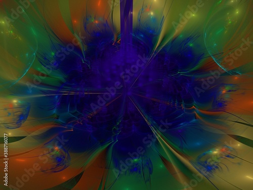 Imaginatory fractal background Image