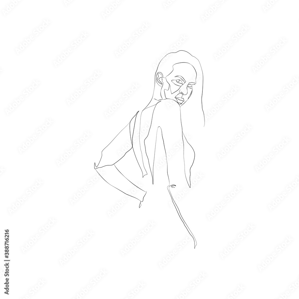 SINGLE-LINE DRAWING OF A FEMALE FACE 3. This hand-drawn, continuous, line illustration is part of a collection artworks inspired by the drawings of Picasso. Each gesture sketch was created by hand.
SINGLE-LINE DRAWING OF A FEMALE FACE 3. This hand-drawn, continuous, line illustration is part of a collection artworks inspired by the drawings of Picasso. Each gesture sketch was created by hand.
