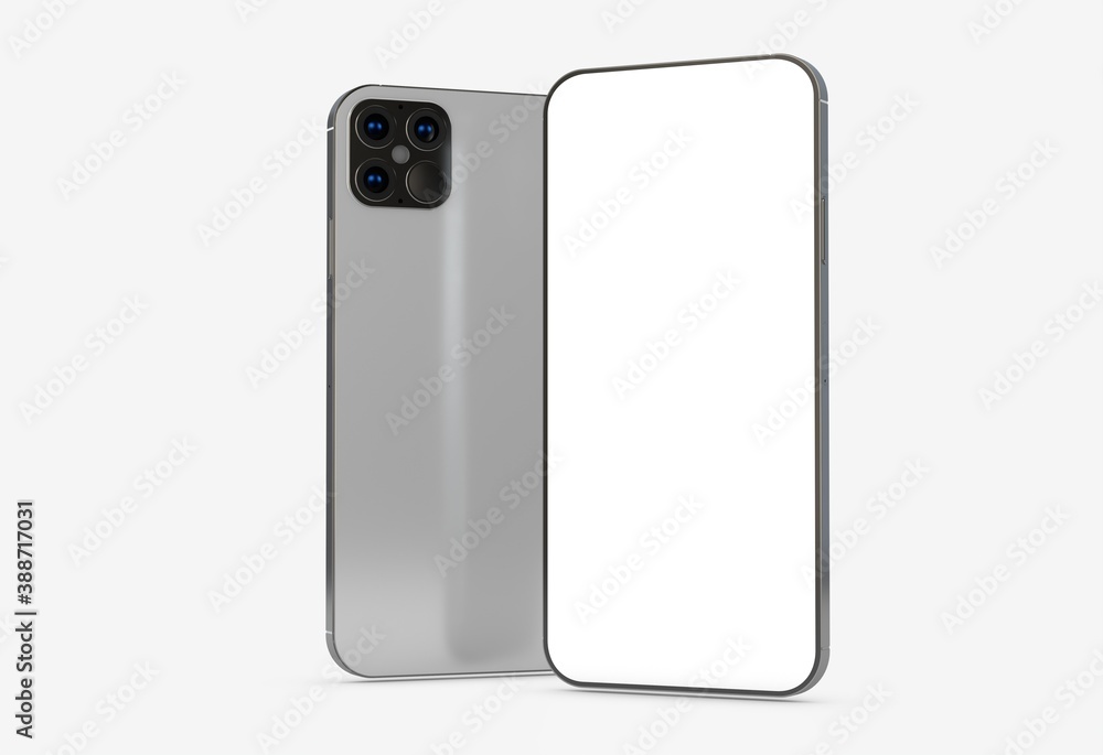 a digital smartphone device mobile phone 3d isolated a digital smartphone device mobile phone 3d isolated