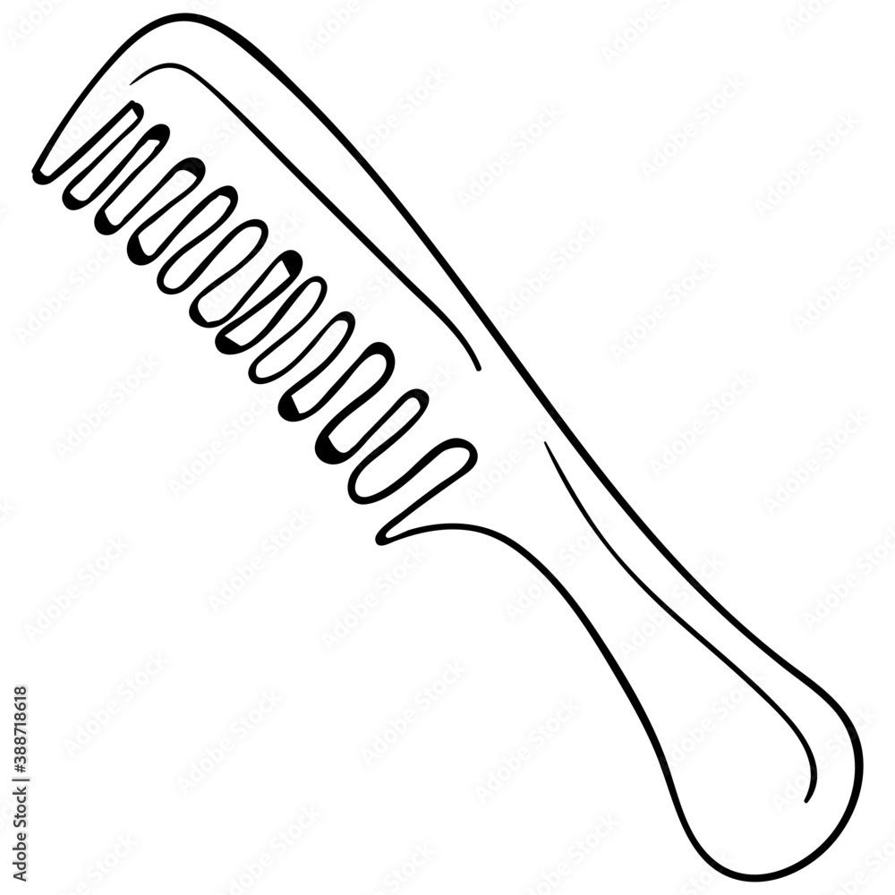 Obraz premium Detangling Comb