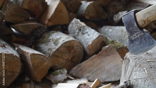 Wallpaper Mural Slider shots | Axe and wood. Village life in a Svaneti village,Georgia | Silk Road Georgia Torontodigital.ca