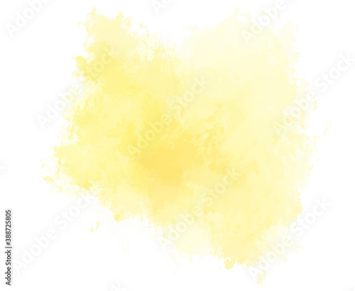 Colorful watercolor spot on isolated white background. Colored aquarelle splotch