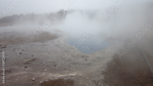 The dramatic Icelandic landscapes with volcanoes, snow, geysers, waterfalls and hot springs