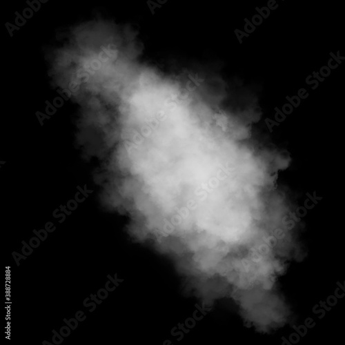 abstract white smoke natural overlay white fog realistic effect dust on black.