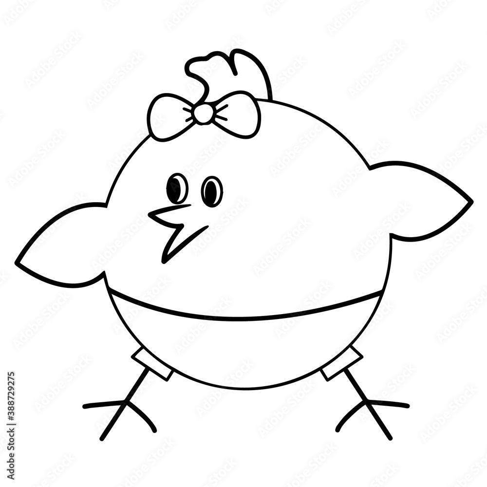 Drawing cute animals for kids. Black silhouette on a white background close-up. Vector illustration. Drawing cute animals for kids. Black silhouette on a white background close-up. Vector illustration.