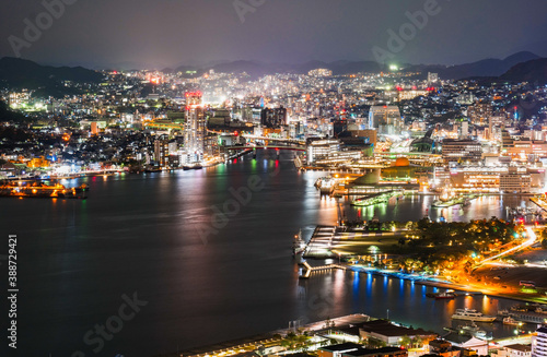 世界新三大夜景 長崎 鍋冠山から眺望