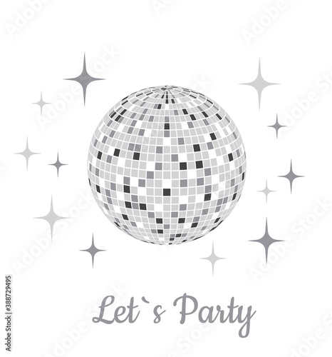 Disco ball Vector icon Disco ball Vector icon Disco ball Vector icon