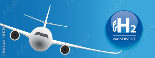 H2 Wasserstoff Flights Jet Header