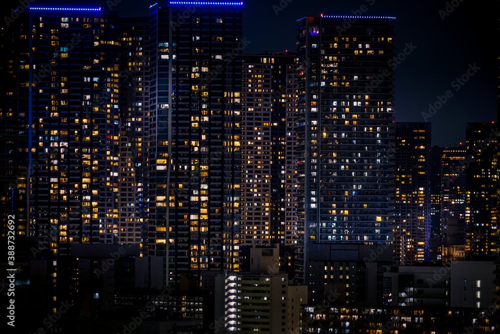 豊洲から見える東京の夜景