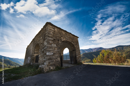the ruins of the ancient church,Andagna,Imperia,Liguria