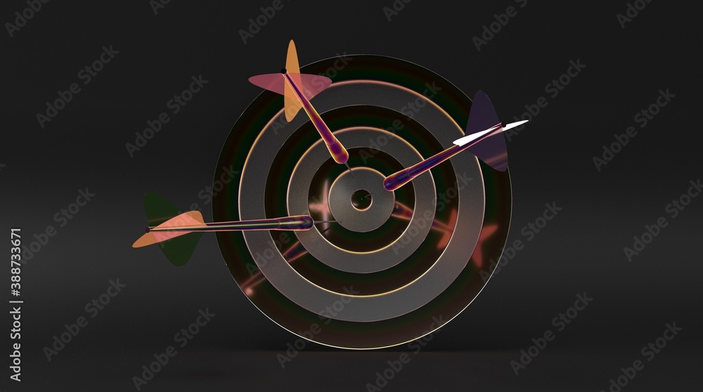 dart business digital dark 3d dart business digital dark 3d