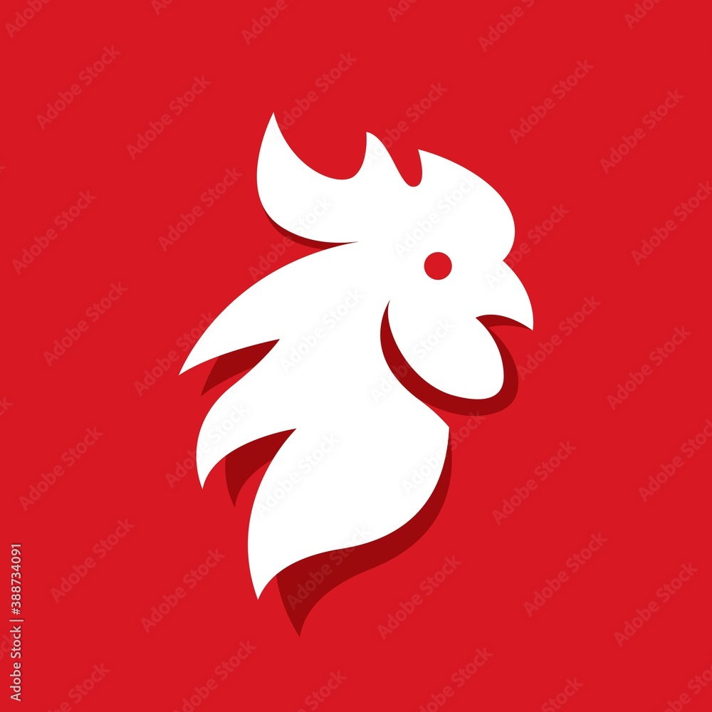 Obraz premium Rooster logo images