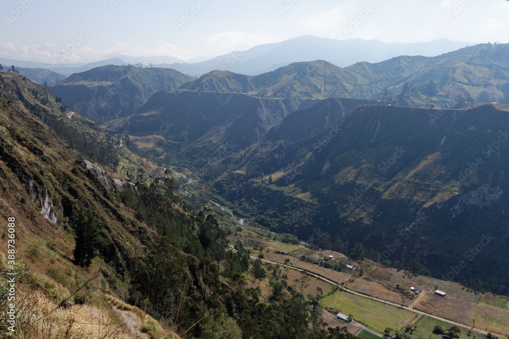 Obraz premium Toachi Canyon in Cotopaxi Province, Ecuador