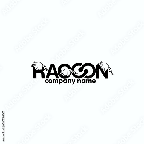 racoon logo exclusive design inspiration