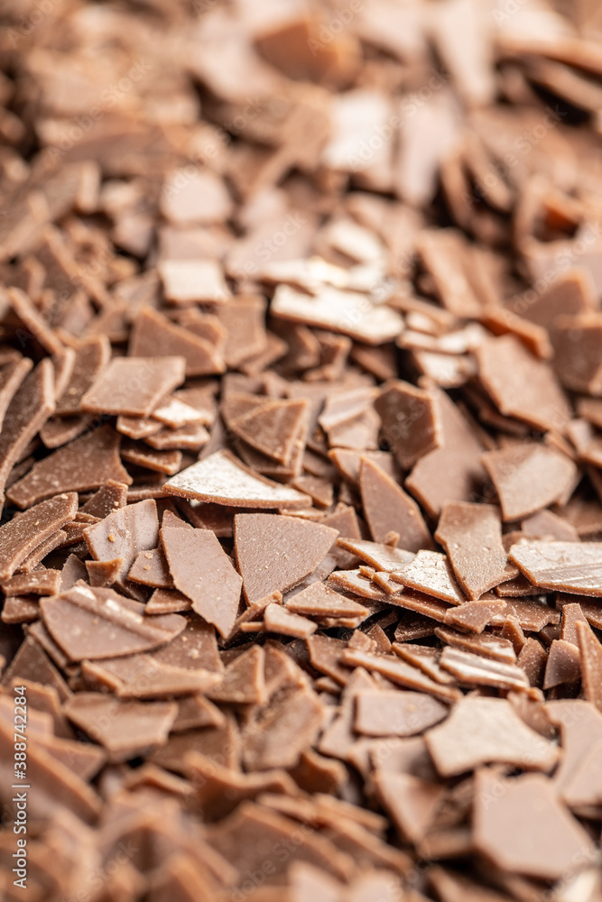 Grated dark chocolate. Chocolate flakes background. Grated dark chocolate. Chocolate flakes background.