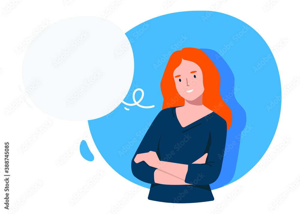 Portrait of a successful girl with arms crossed. Portrait of a successful girl with arms crossed.