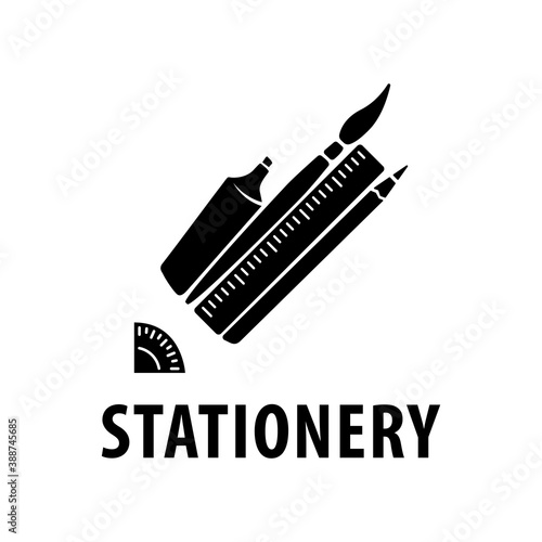 Vector logo, icon for a stationery store