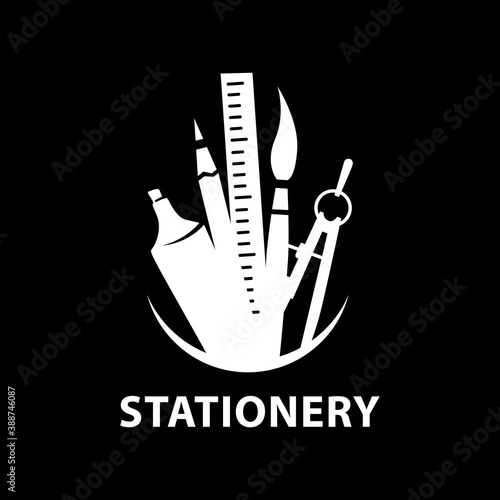 Vector logo, icon for a stationery store