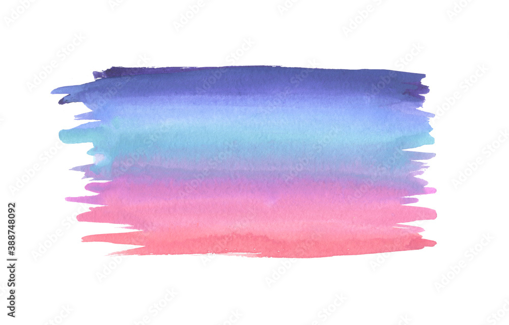 Watercolor hand drawn brush strokes Watercolor hand drawn brush strokes