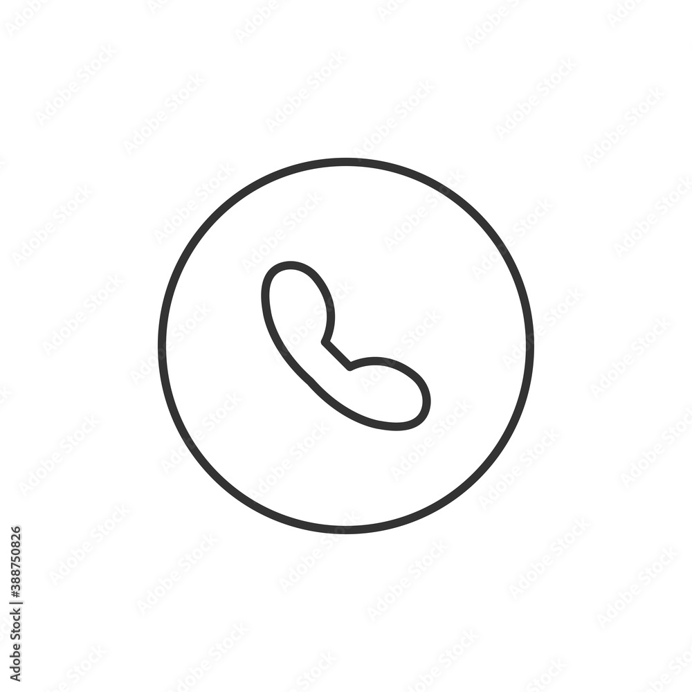 Phone call icon isolated on white background. Telephone symbol modern, simple, vector, icon for website design, mobile app, ui. Vector Illustration Phone call icon isolated on white background. Telephone symbol modern, simple, vector, icon for website design, mobile app, ui. Vector Illustration