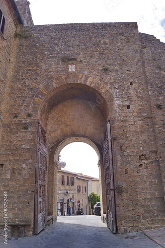 San Francesco gate in Volterra  Tuscany  Italy