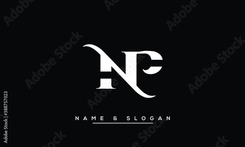 NP, PN, N, P  Abstract Letters Logo Monogram