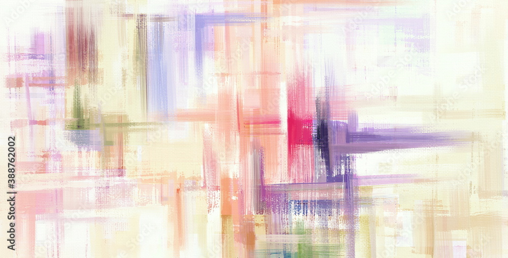 Obraz premium Bright contemporary painting, oil on canvas. Art background illustration