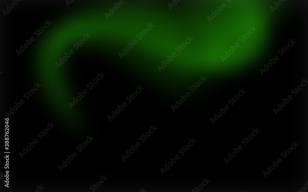 Green blurred background, green bokeh abstract light background