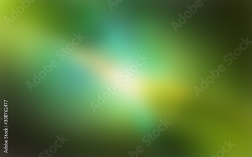 Green blurred background  green bokeh abstract light background