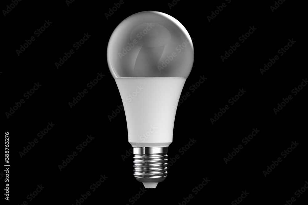 light bulb isolated on black light bulb isolated on black
