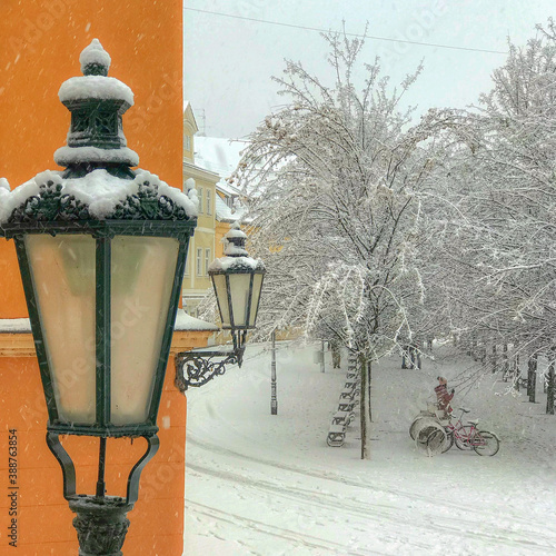 Fotografie Winter Scene, Prague