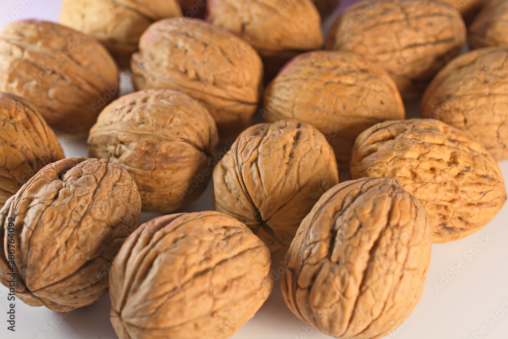 close up of walnuts close up of walnuts