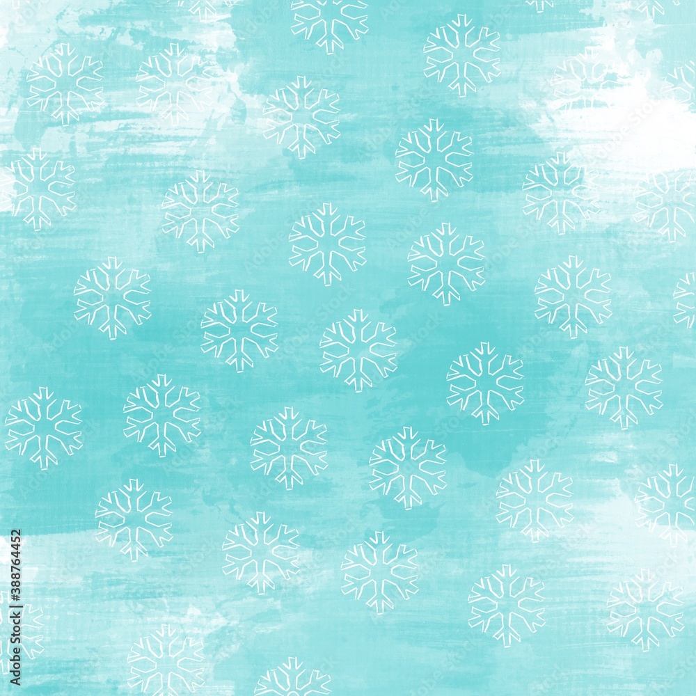 snowflakes on blue background snowflakes on blue background