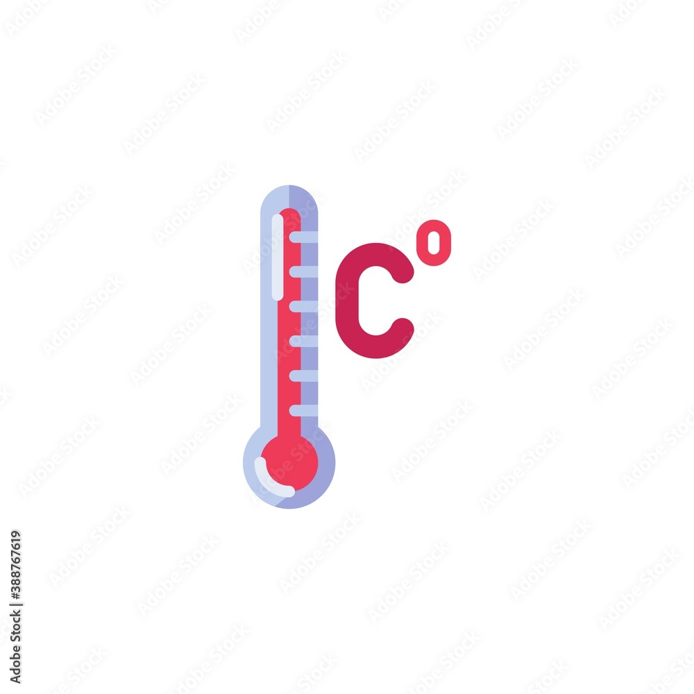 Celsius thermometer flat icon, vector sign, weather temperature thermometer colorful pictogram isolated on white. Symbol, logo illustration. Flat style design Celsius thermometer flat icon, vector sign, weather temperature thermometer colorful pictogram isolated on white. Symbol, logo illustration. Flat style design
