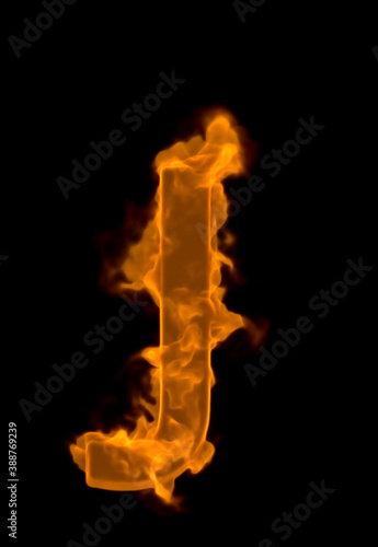 炎のアルファベットJ © Paylessimages