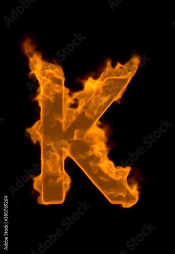 炎のアルファベットK