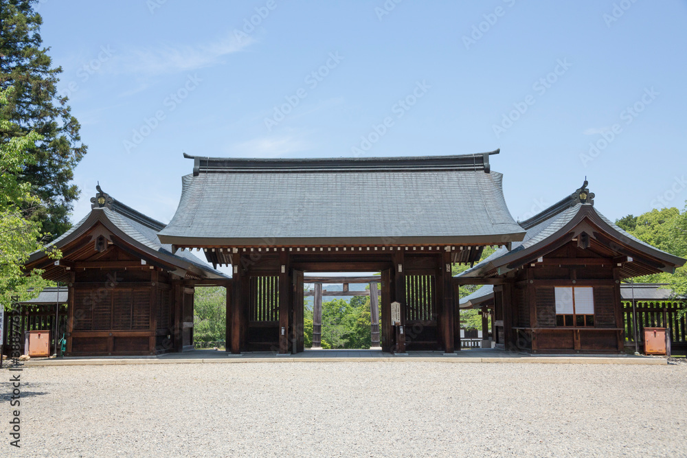 吉野神宮の神門