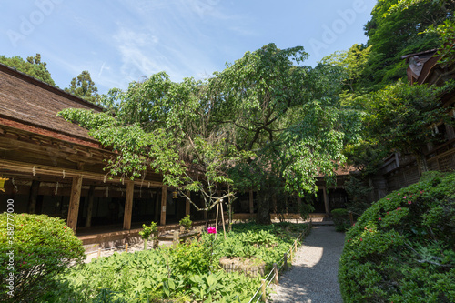 吉野水分神社の回廊