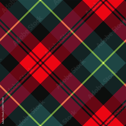 Seamless vector tartan pattern for fabric, textile, wrapping etc. Plaid background.