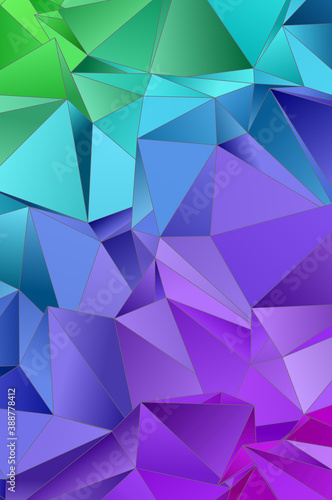 3d Triangles  abstract  background. Design wallpaper.