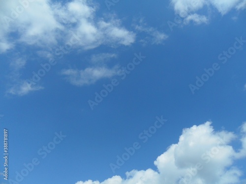 Blue sky with clouds