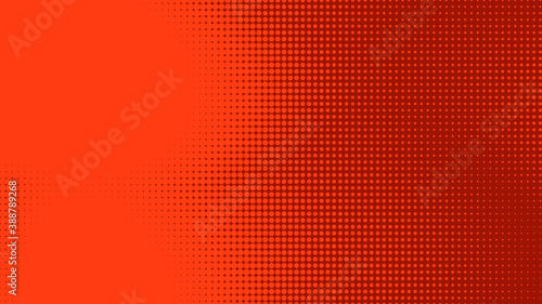 Dots halftone red purple color pattern gradient texture with technology digital background. Dots pop art comics style.